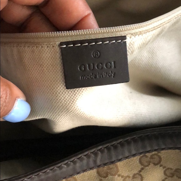 Genuine Gucci Sukey Chocolate Large Bag - Picture 3 of 6